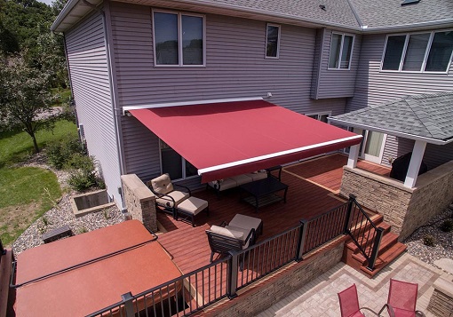 The best retractable awnings in OKC can be found at Rain Guard Inc who is the local reseller of Sunesta awnings.