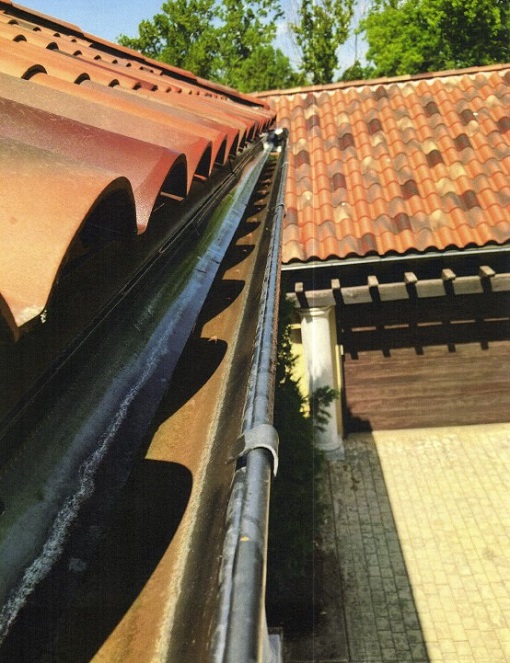 Regular gutter maintenance includes gutter cleaning so that your guttering system continues to drain water properly.
