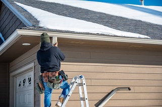 You shouldn't do gutter repairs yourself due to the high risk of injury & property damage, if there is an accident.