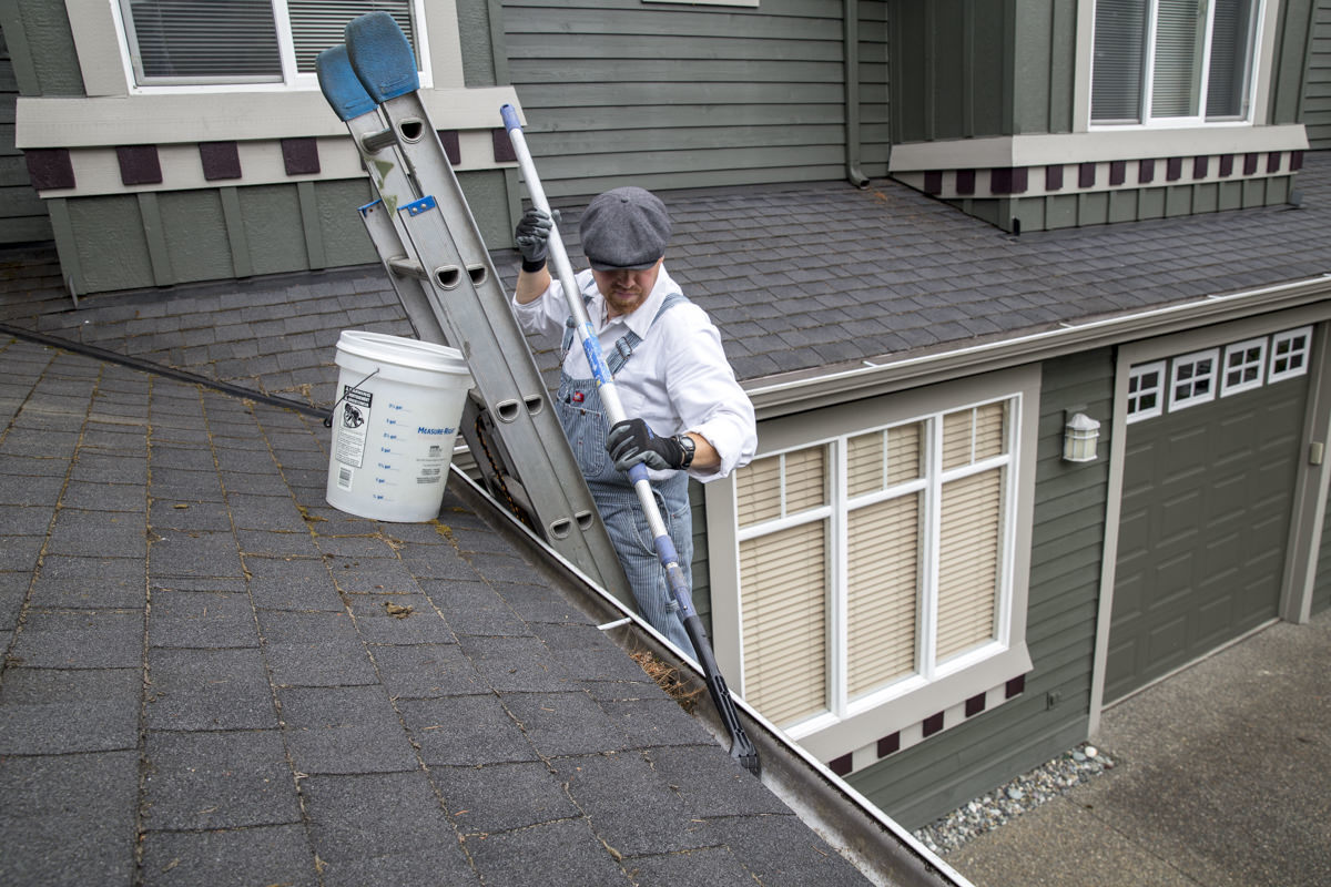Rain Guard Inc employs a hands-on approach to gutter cleaning, meticulously clearing debris & ensuring unobstructed downspouts.
