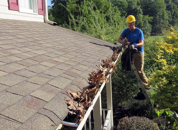 Rain Guard Inc. Gutter cleaning services protect your investment by keeping water and moisture away from your foundation.