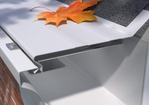 Gutter guards are a part of the guttering system designed to prevent debris and leaves from entering and clogging the gutter.